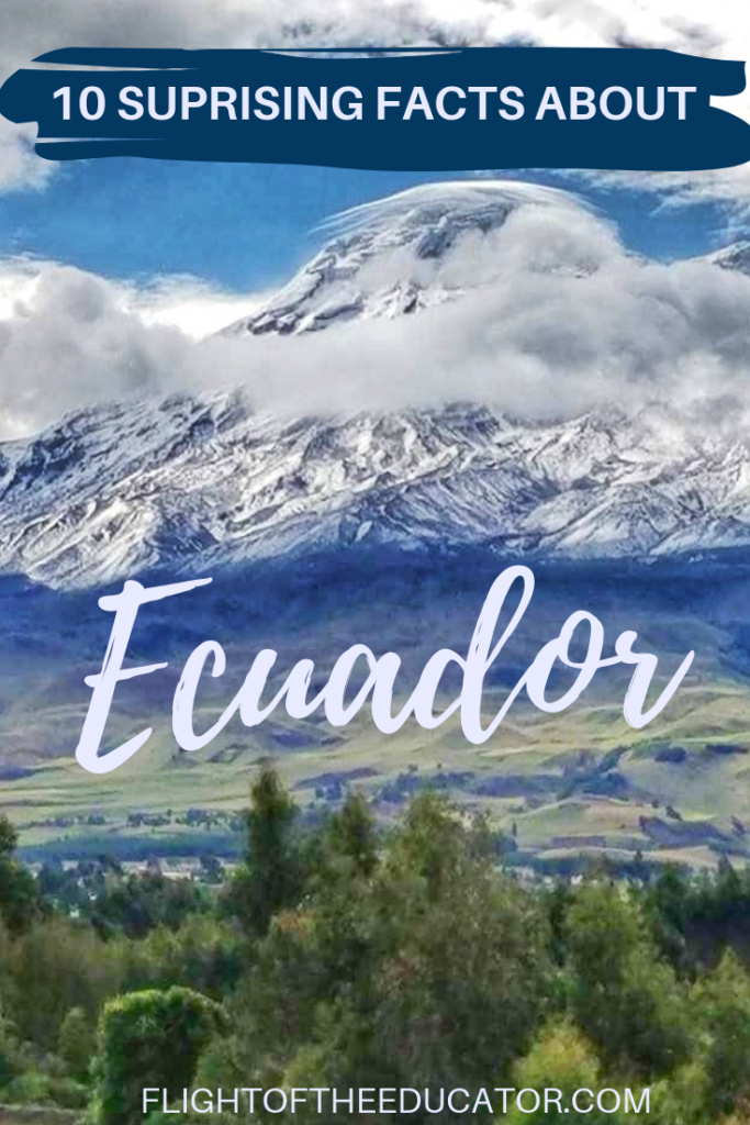 Ecuador is most famous for being on the equator, but there are a lot more interesting facts about it including Darwin, Galapagos, and more! Read to find out!