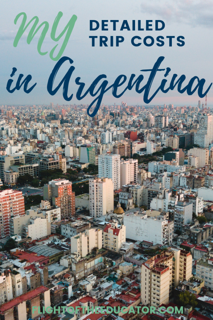 Argentina has so many places to visit including Buenos Aires, beaches, Patagonia, and Iguazu Falls! Click to read my actual costs to help you plan your trip to Buenos Aires and Iguazu Falls in Argentina!