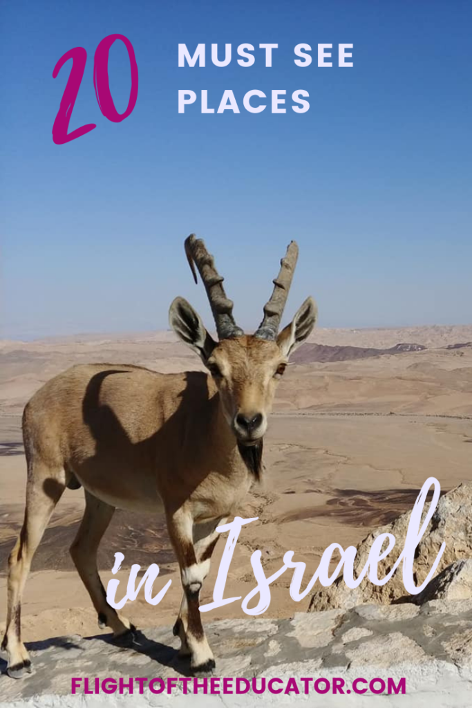 Is Israel on your bucket list? You have come to the right place! Check out this list of 20 places that you will want to add to your food and travel itinerary. It includes Jerusalem and Tel Aviv, but also so much more! Plan your trip today and then you can figure out what to wear! #israel #middleeasttravel #israeltrip