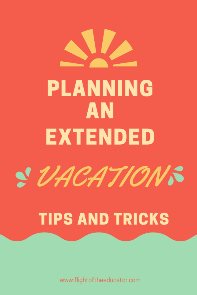 If you're planning an extended vacation or a long term travel plan, there are a lot of things that you need to consider!