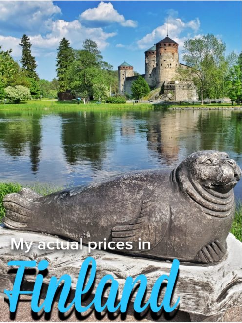 These are my actual prices from my trip to Finland.  Read to get an idea about Finland prices and what to expect! #Finland #Budget #Prices #Europe