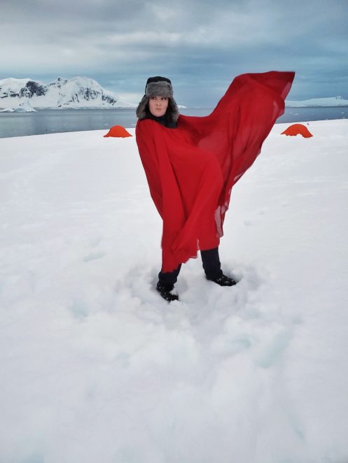 photoshoot in antarctica