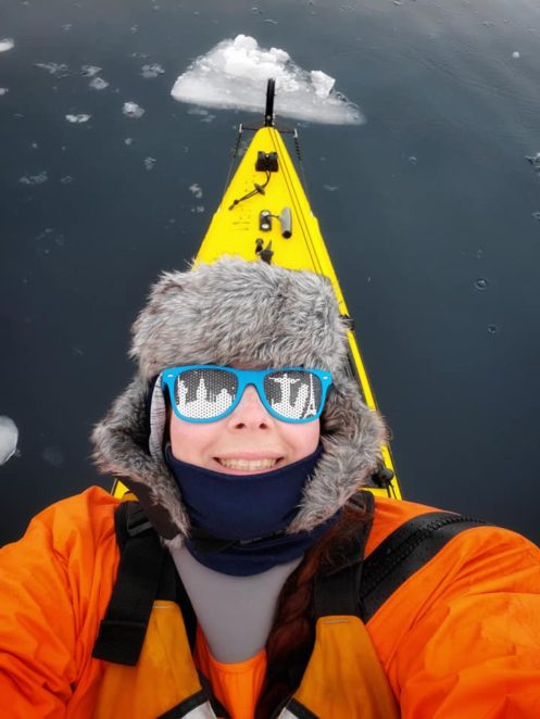 antarctica in kayaking