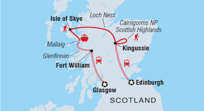 intrepid's small group tours of scotland